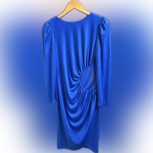 Vintage Blue Dress with Sparkling Detail 80’s
